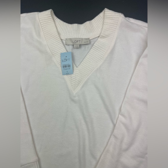 LOFT PETITE WOMEN V-NECK TUNIC TOP - Picture 4 of 6